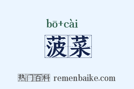 菠菜是什么意思的图片